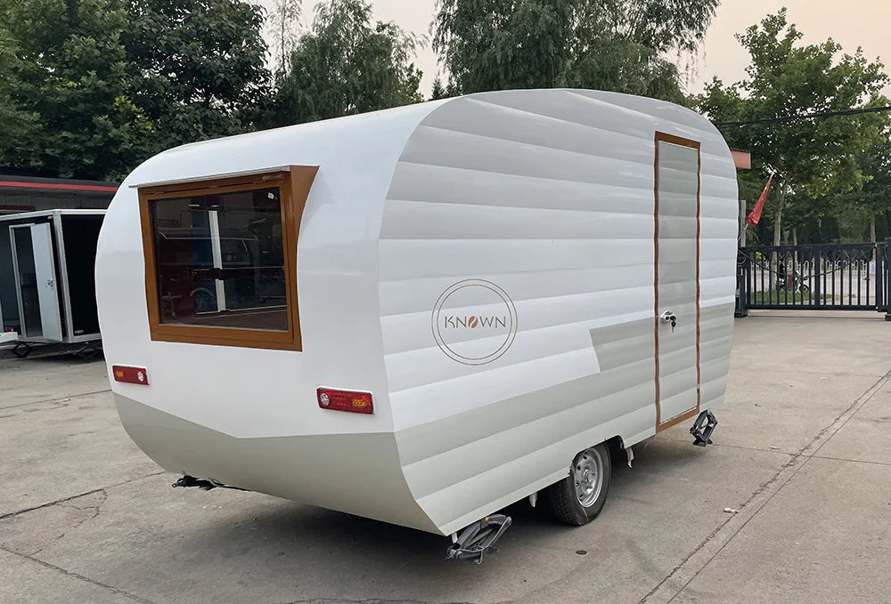 DOT Approved Customized Fast Food Van Trailer for Sale Snack Hot Hog Mobile Street Ice Cream Food Truck Cart