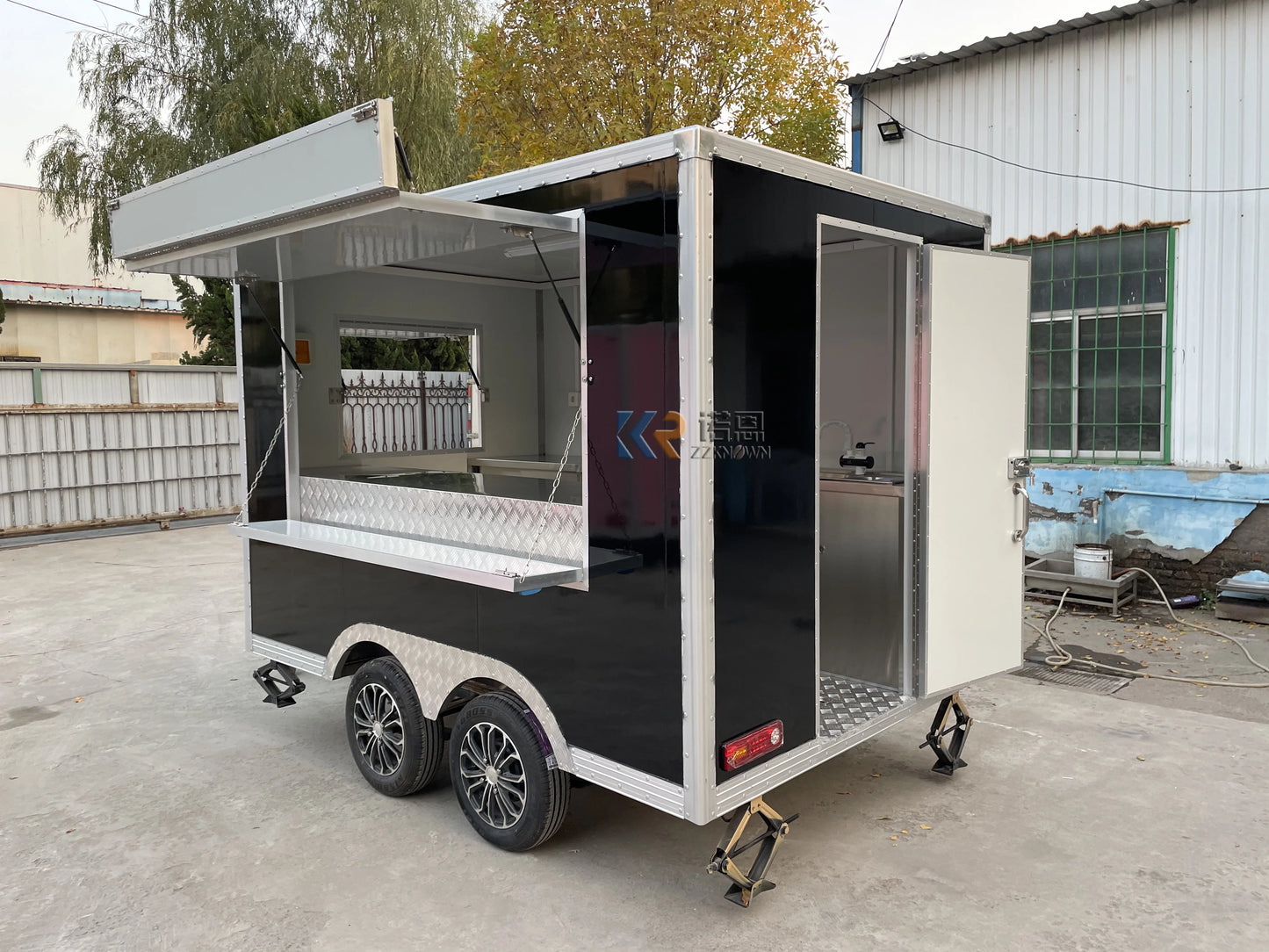 Best Selling Commercial Hot Dog Fast Food Cart Mobile For Espresso Coffee Machine Food Truck Sushi Pizza Food Trailer