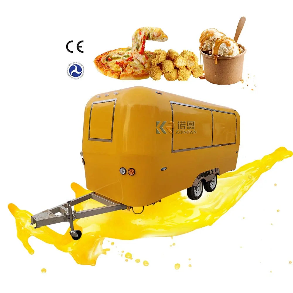 Mobile Food Trailer With Full Kitchen Hot Dog Cart Mobile Street Fast Food Van For Sale Food Truck