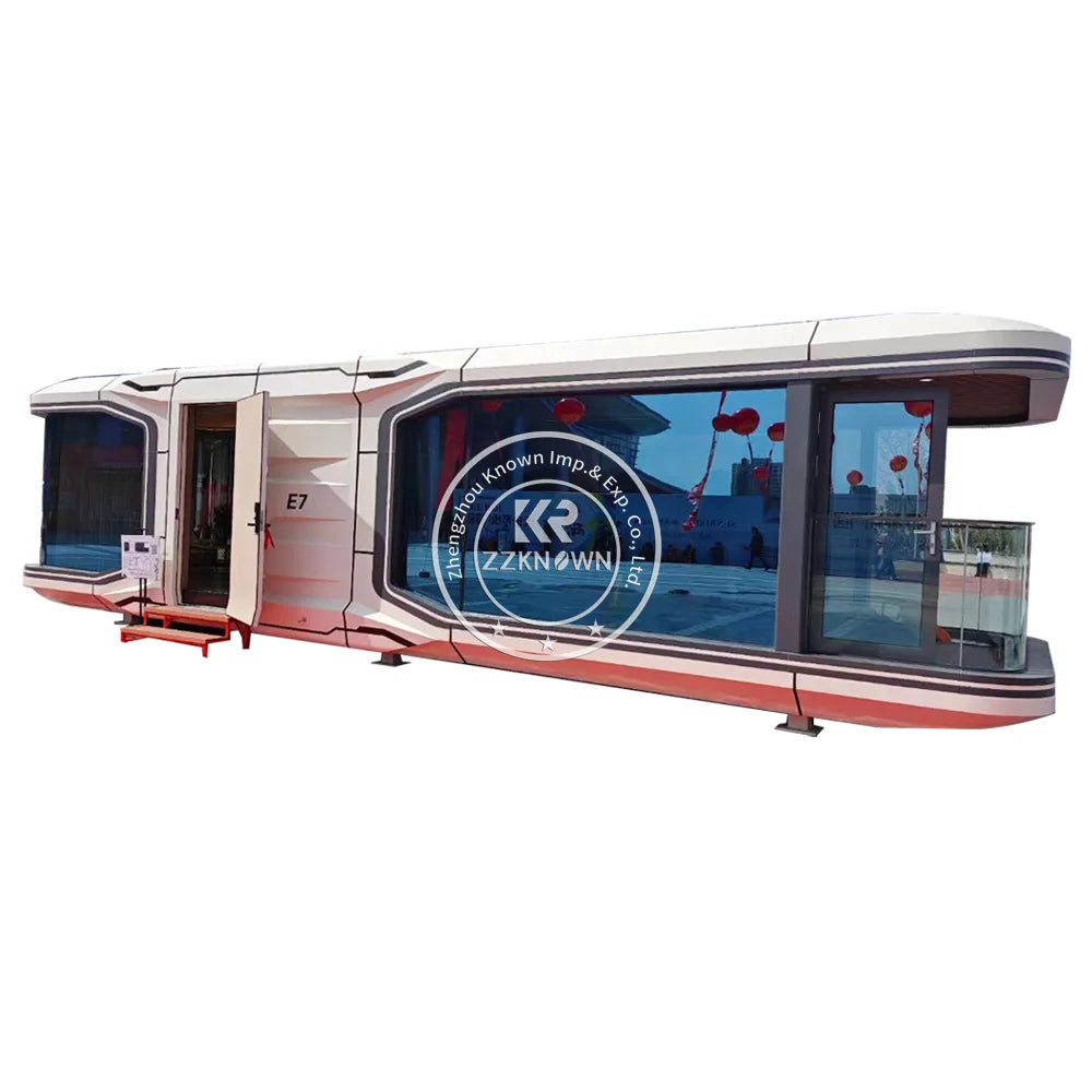 2024 Resort House Integrate Extendable House Boats China Container Modular 20Ft Pod Mobile Bar