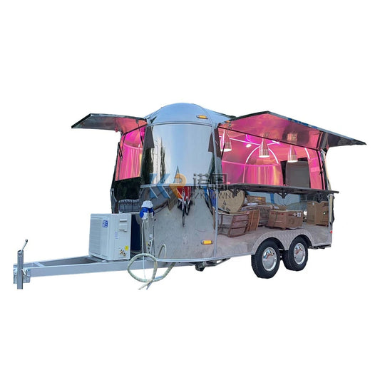 DOT Mobile Food Cart Commercial Food Trailers Fully Equipped Food Truck for Sale