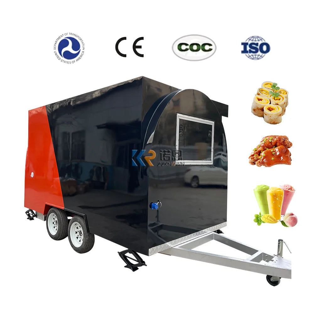 Concession Coffee Food Trailer Hot Dog Carts Mobile Food Cart Catering Trailers