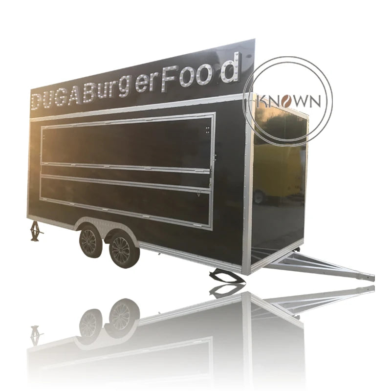 2023 Food & Beverage Factory Food Truck Vintage Cart Sale Custom Caravan Trailer for Sale Europe