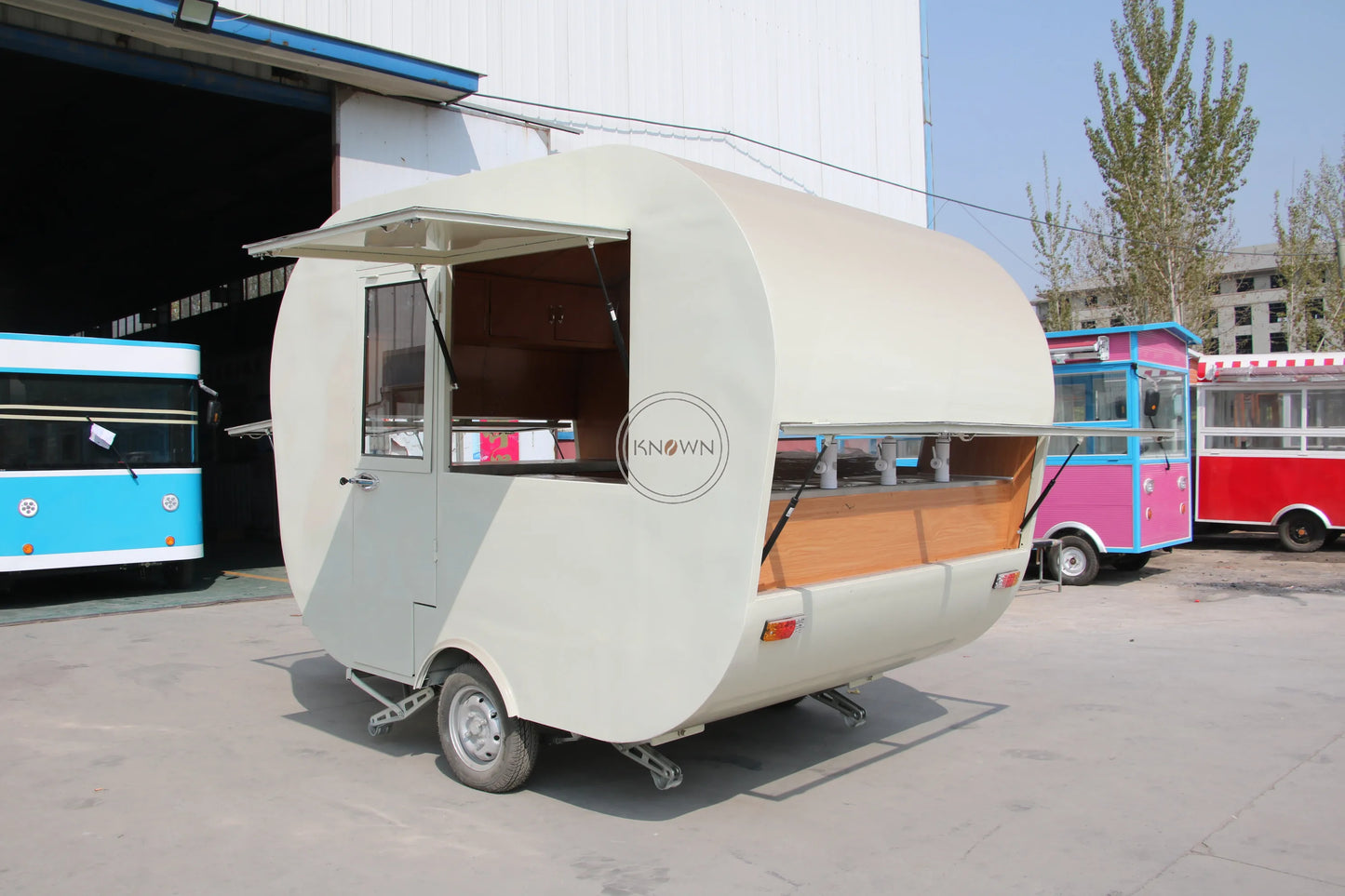 New Street Food Vending Cart Electric Vintage Food Truck Mobile Food Trailer Sale With Free Shipping Null CE Approved