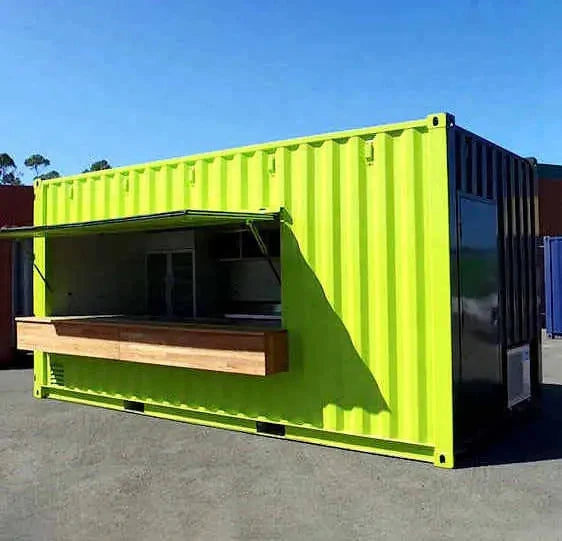 Customized Cheap 20ft Container Coffee Shop Outdoor Store