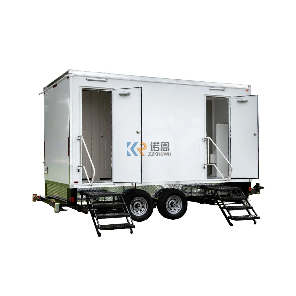 2023 Luxury Most Popular Toilets Plastic Outdoor Cheap Portable Mobile Toilet Restrooms Trailer