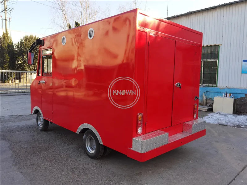 OEM Street Mobile Drive Food Vending Truck Coffee Cart Van Ice Cream Kiosks Trailers with Certification For Sale USA