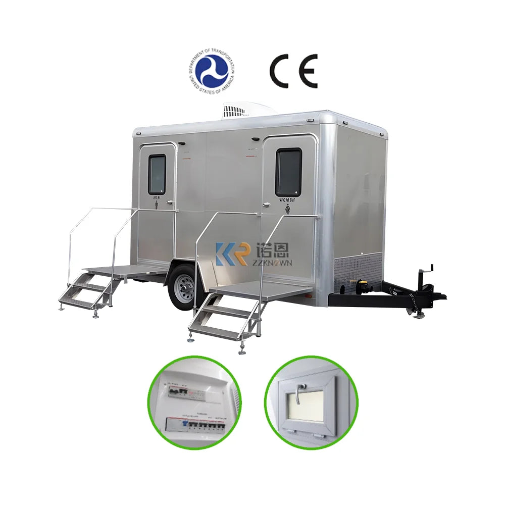 2023 China Outdoor Mobile Bathroom Portable Restroom Trailers Portable Toilets For Sale