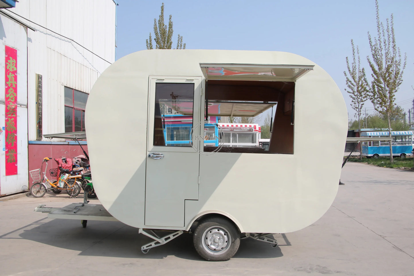 Customized Concession Food Cart Food Trailer Kitchen with Fully Equipment Restaurant Mobile Mini Street for Selling Fast Food