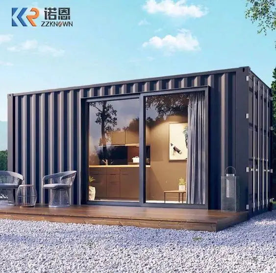 Casa modular prefabricada para transporte de alimentos en contenedores