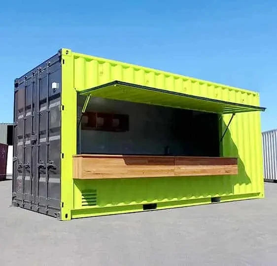 Customized Cheap 20ft Container Coffee Shop Outdoor Store