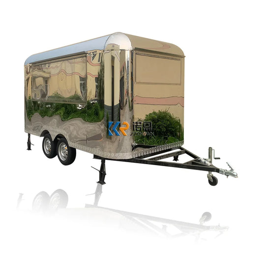 Equipped Food Cart Food Vending Truck For Sale Factory Price Snack Food Truck Trailer For Sale