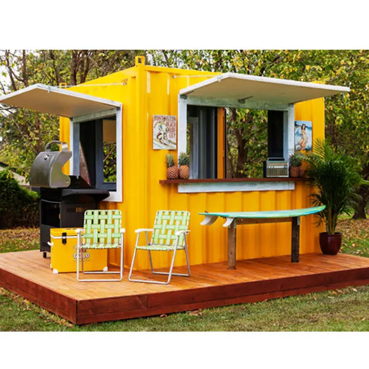 20ft 40ft Luxury Mobile Modern Shipping Container House Shop Coffee Bar Restaurant