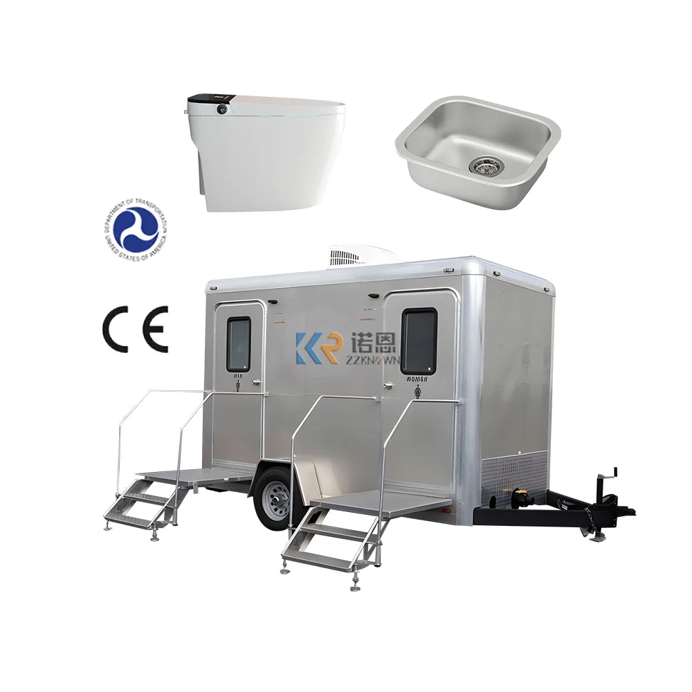 2023 China Outdoor Mobile Bathroom Portable Restroom Trailers Portable Toilets For Sale