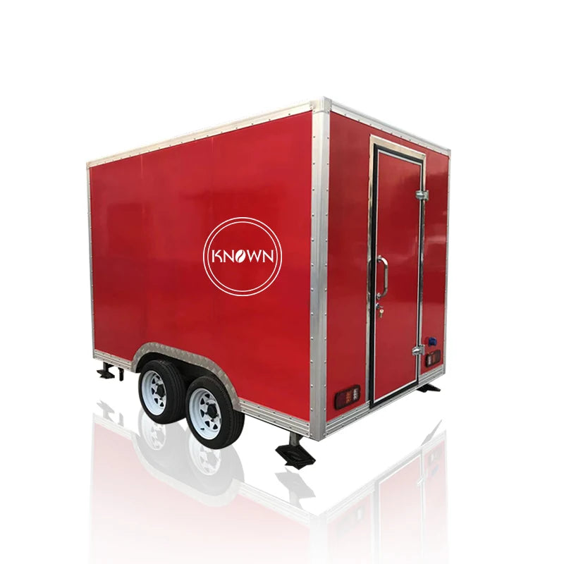 Outdoor Mobile Fast Snack Food Vending Kiosk Customized Mobile Food Trailer for Sale Ice Cream Vending Cart