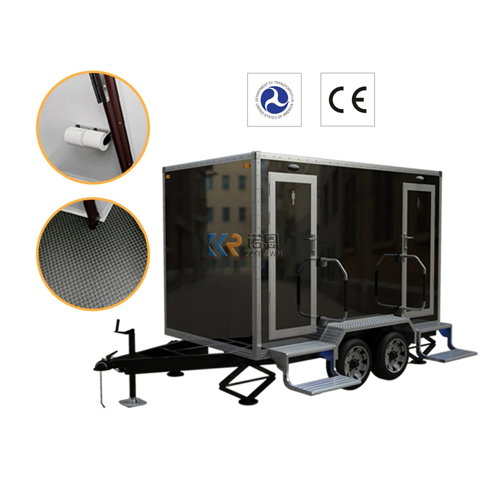 Trailer Prefab Prefabricated Bio Container Showers Portable Toilet Shower Room House Luxury Restroom Mobile