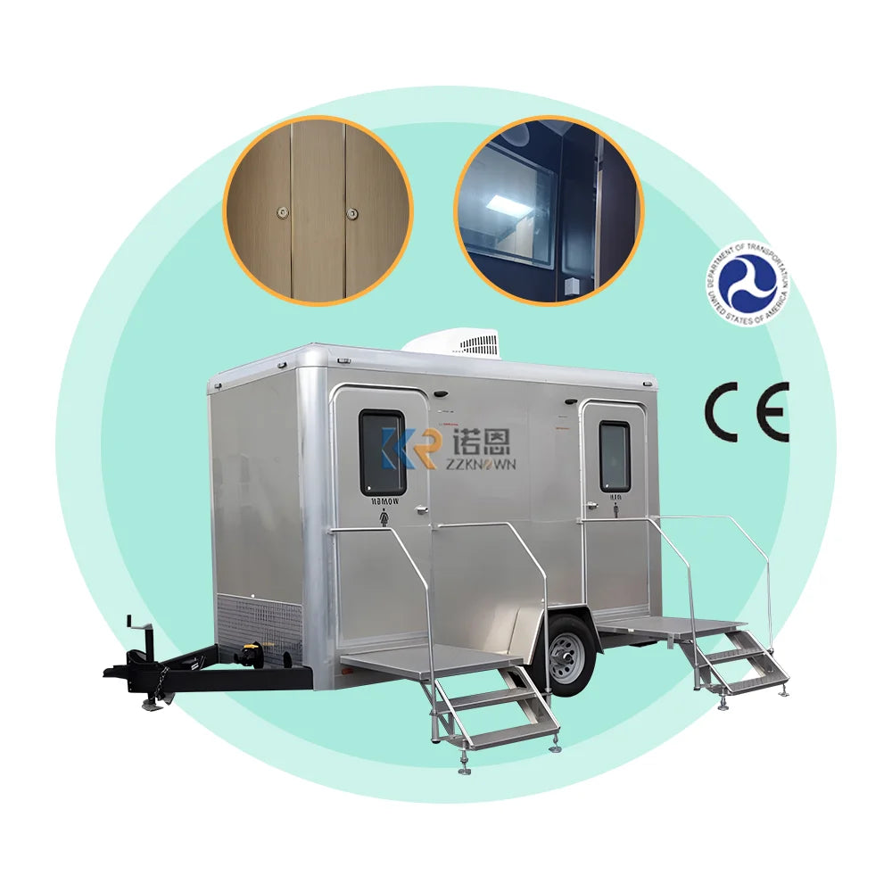 2023 China Outdoor Mobile Bathroom Portable Restroom Trailers Portable Toilets For Sale