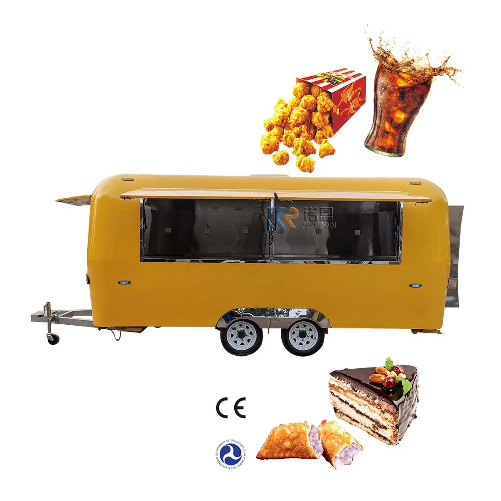 Outdoor Kitchen Food Cart Trailer For Sale Mobile Food Vending Truck For Sale USA Europe