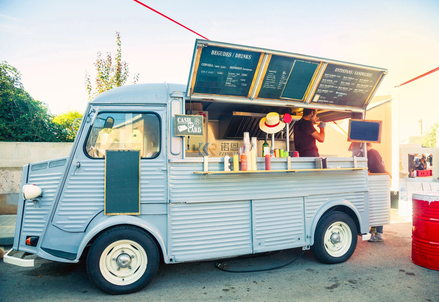 Beer Bar Hot Dog Electric Food Truck Taco Mobile Kitchen Restaurant Vintage Mobile Food Cart for Sale