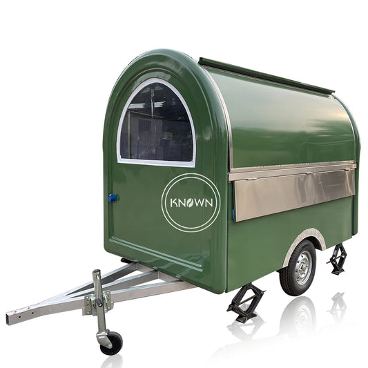 Commercial Mobile Trailer Espresso Coffee Machine Food Truck Sushi Hot Dog Pizza Food Cart for sale