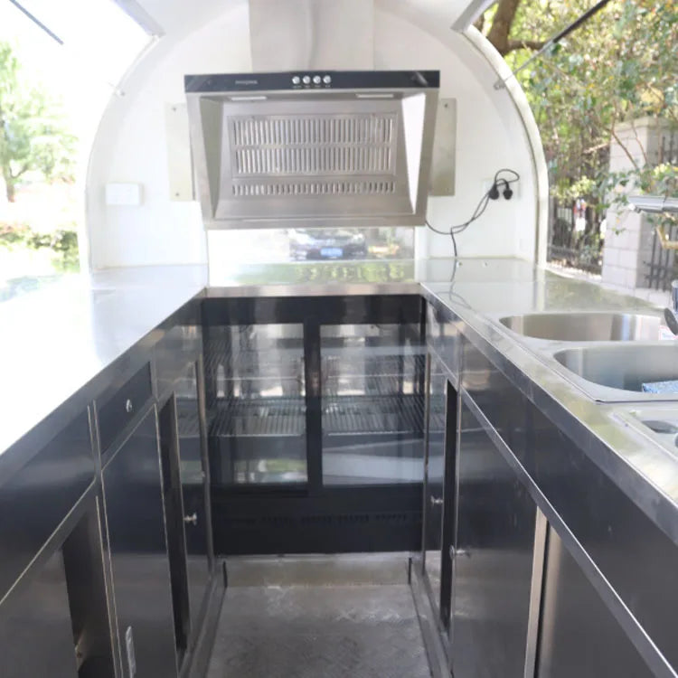 2024 New Design Food Trailer For Sale 2.2m Car Trailer