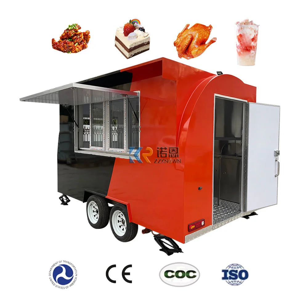 Recommend Energy Saving Food Trailer With Full Kitchen Equipments Street Truck Usa Warming Tote For Car