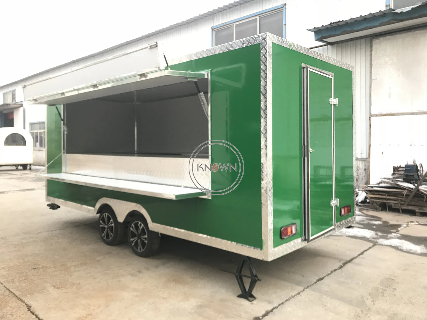 2023 Food Trailer For Sale Caravan Mobile Cart Fast Exhaust Fan Fully Equipped USA Standards Food Trailers