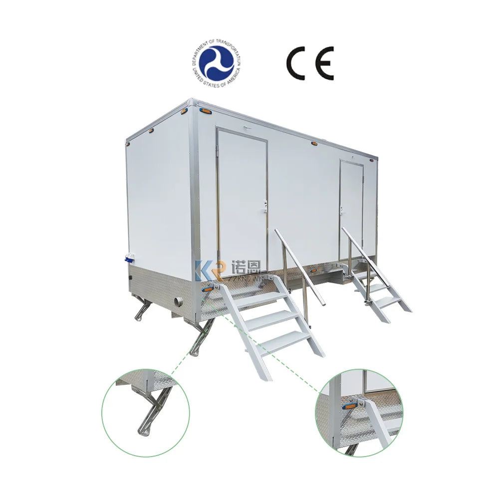 DOT Portable Shower Trailer Restroom Portable Toilet Trailer For Sale Portable Restroom Toilet