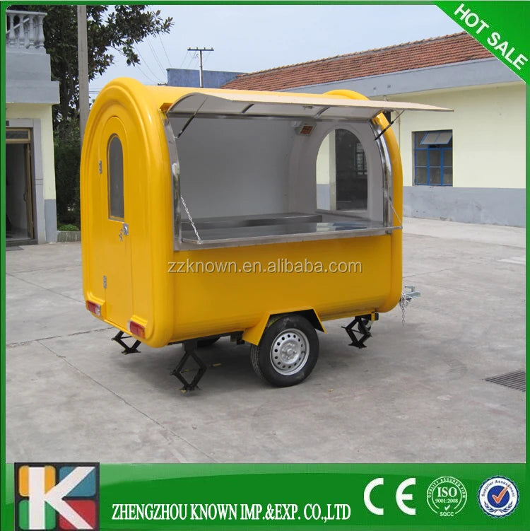 2023 mobile food cart with frozen yogurt machine/kiosks for fast food/ice cream/crepe/orange juice/hotdog