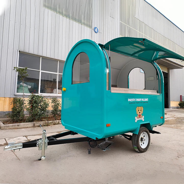 Yituo most popular snack food truck customization mobile coffee fast food trailer for sale