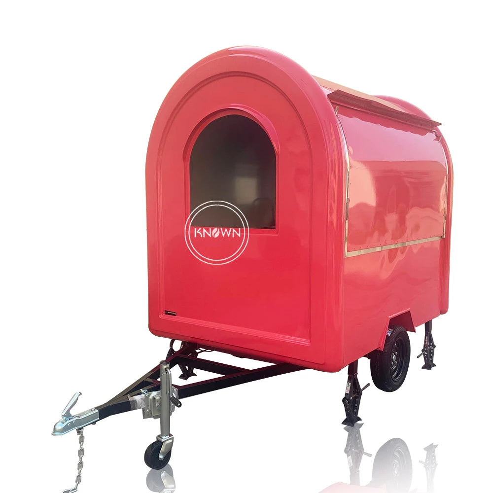 2023 Best Quality Food and Beverages Kiosk Vending Food Trailers Push Mobile fast Food Cart With Wholesale Price