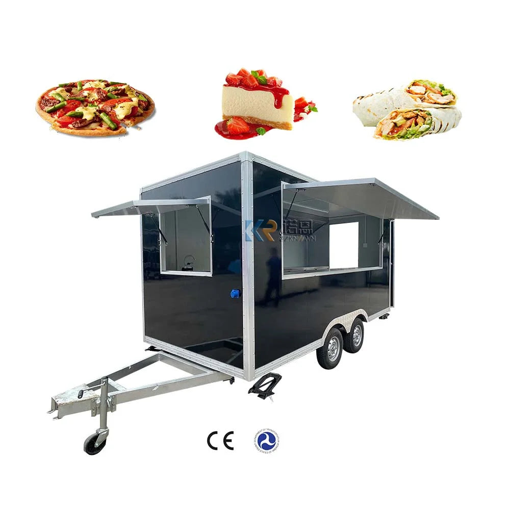 concession mobile small food trailer food trailer truck with full kitchen equipments  for sale