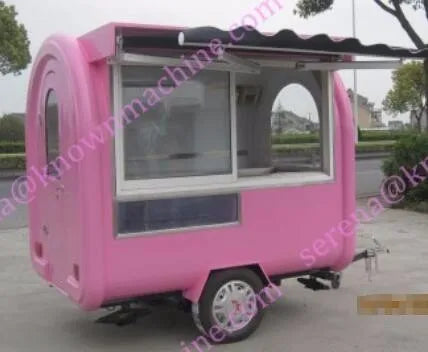 2023 New Outdoor Kitchen Fast Food Cart With Cooking Equipment China Factory Electric Mobile Food Truck For Sale America