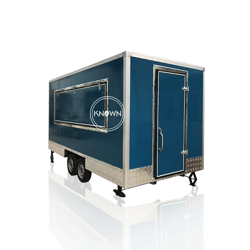 Outdoor Mobile Fast Snack Food Vending Kiosk Customized Mobile Food Trailer for Sale Ice Cream Vending Cart