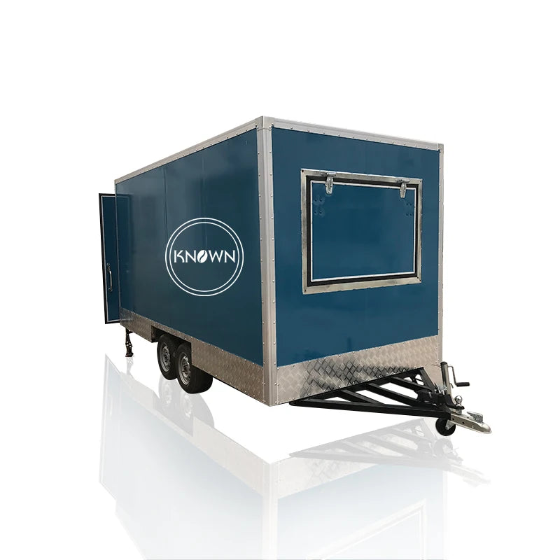 Outdoor Mobile Fast Snack Food Vending Kiosk Customized Mobile Food Trailer for Sale Ice Cream Vending Cart