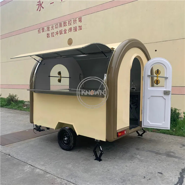 New food trailers fully equipped foodtruck fast food cart mobile kitchen food truck for sell