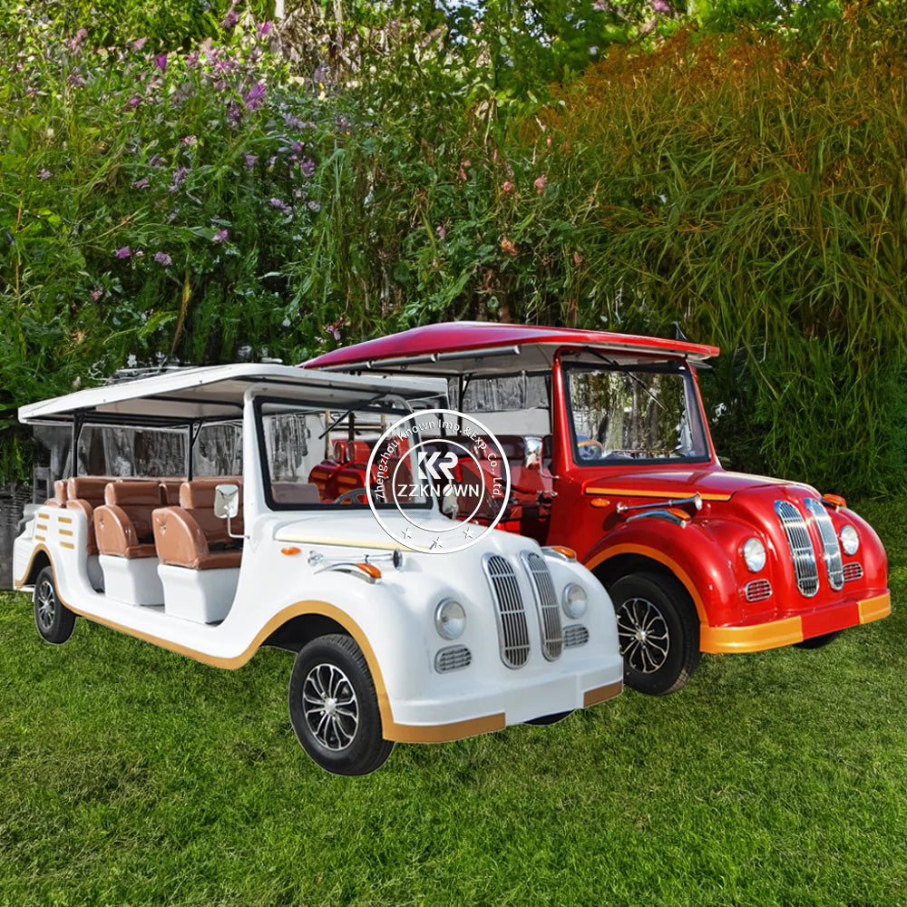 2024 Nouveau moule Cool Golf Cart Blanc Golf Buggy Voiture 4x4 Électrique Golf Trolley Club Car Transport Vintage