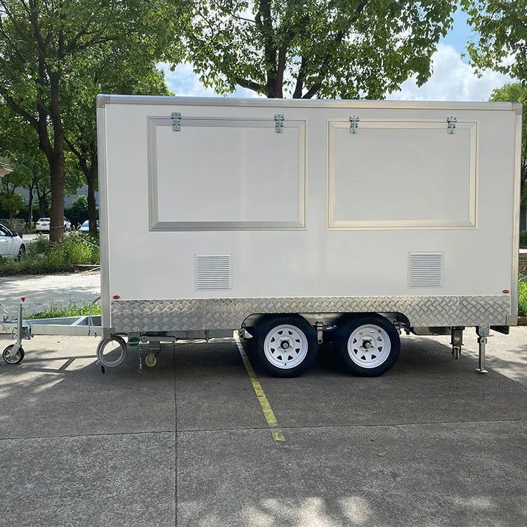 2024 Mobile Food Truck Food Trailer Food Cart Snack Machines Business Can Be Customized On The Street Mobile Trailer Cart