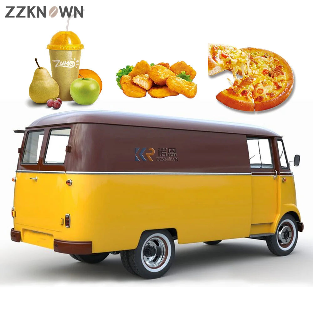 Food Carts with Full Kitchen CE Approved Electric Food Truck Trailer for Sale USA Mobile Ice Cream Concession Hot Dog Cart