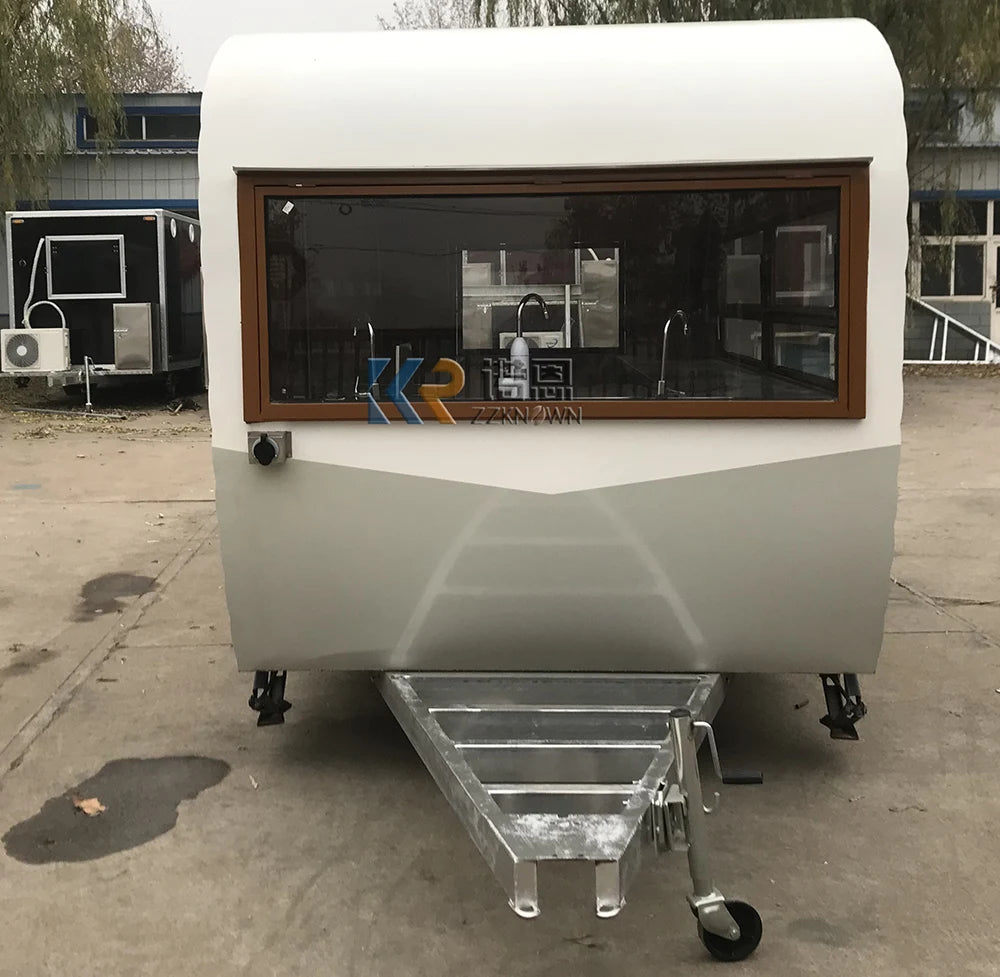 DOT Approved Customized Fast Food Van Trailer for Sale Snack Hot Hog Mobile Street Ice Cream Food Truck Cart