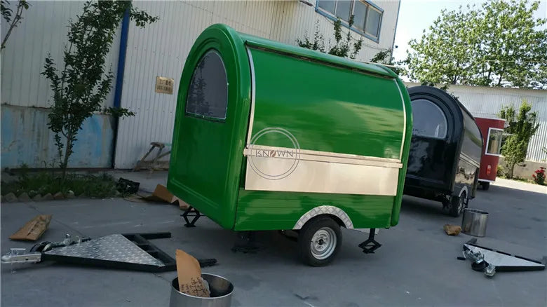 New Fashion Dot Certification Food Carts Pizza Truck Kitchen Mobile Fast Food Cart Hot Dog Beer Bar Food Trailer