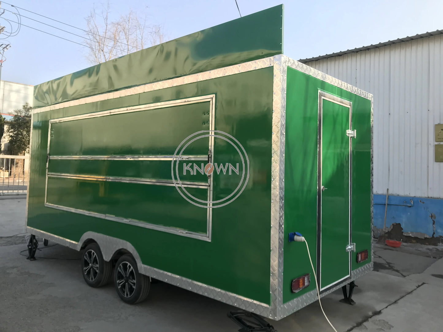 OEM Street Mobile Food Trailer Fast Hot Dog Truck with Kitchen Cooking Equipment Customized Ice Cream Vending Van