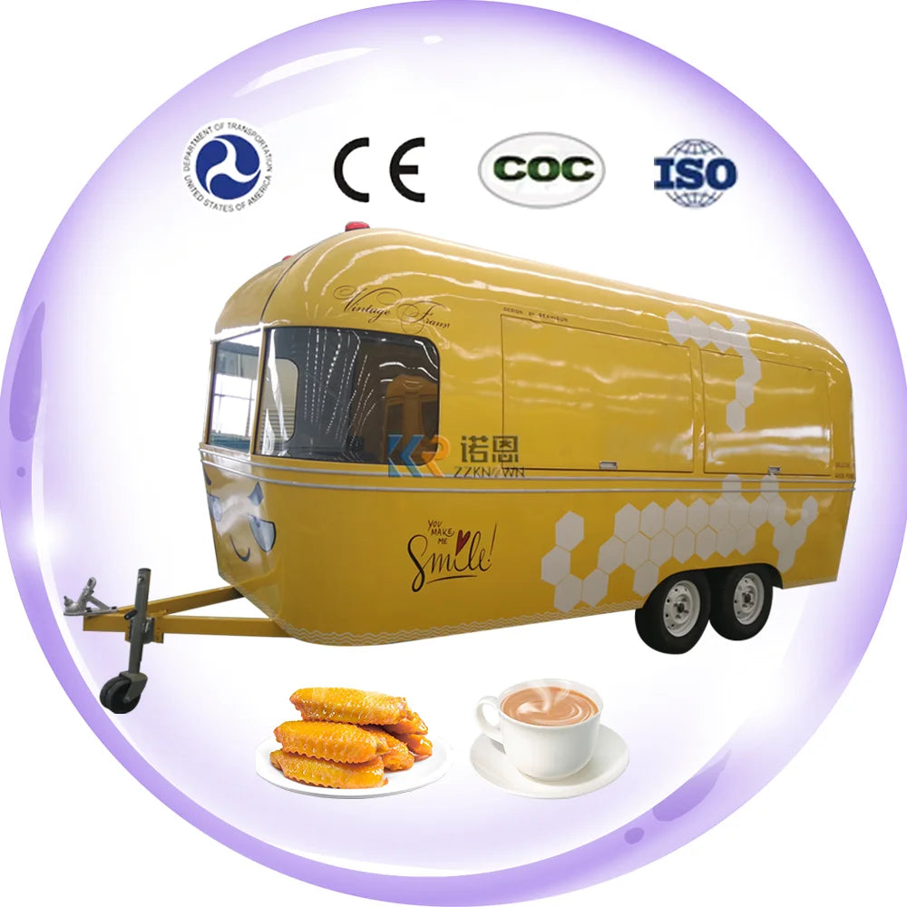 2023 Innovative Product For Sale Multifunctional Catering Mobile Food Trucks Stainless Steel Food Truck Trailer