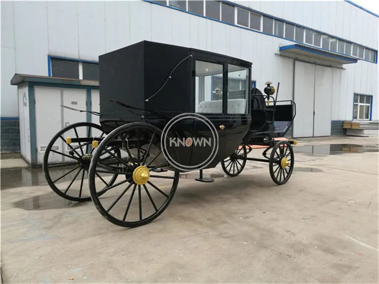 OEM Electric Folding Horse Carriage Royal Sightseeing Cart for Passenger in Europe