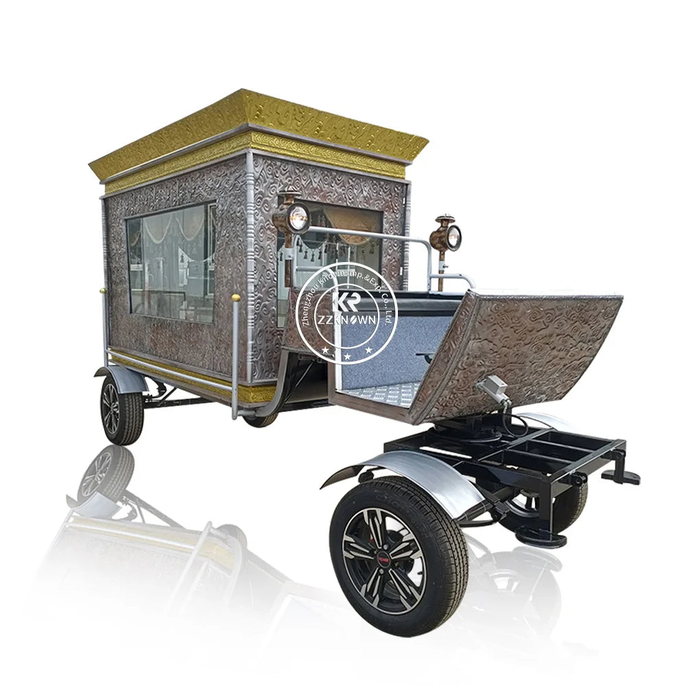 New Stylish Custom Color Coffin Carriage 2 Or 4 Wheel Horse Hearse Funeral Horse Hearse Funeral Trailer Hearse Trailer