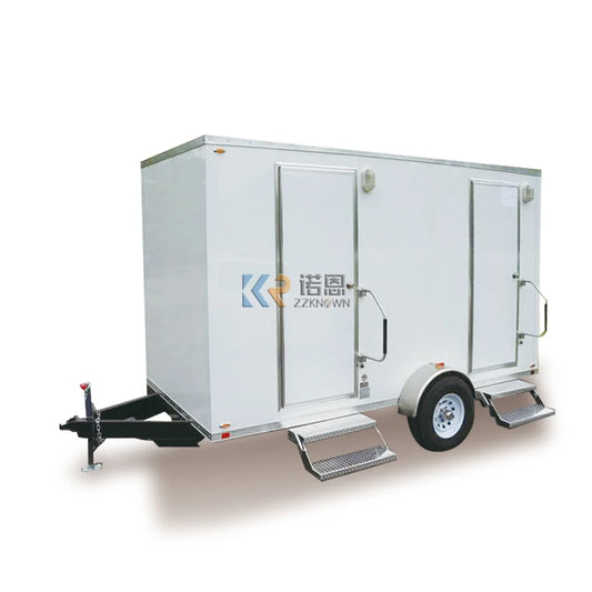 Movable Luxury Toilet Trailer Standard Portable Bathroom Trailer of Mobile Shower Room For Sale