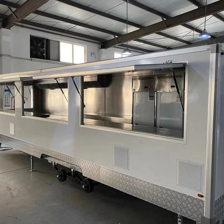 Affordable Fully Equipped Food Truck USA Customized Food Trailer With Full Kitchen Equipments