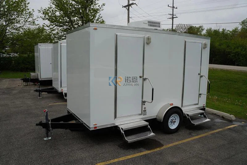 OEM MT450 Movable Toilet Trailer Luxury Portable Toilet Cart Mobile Toilet Car Carrier For Outdoor Bathroom