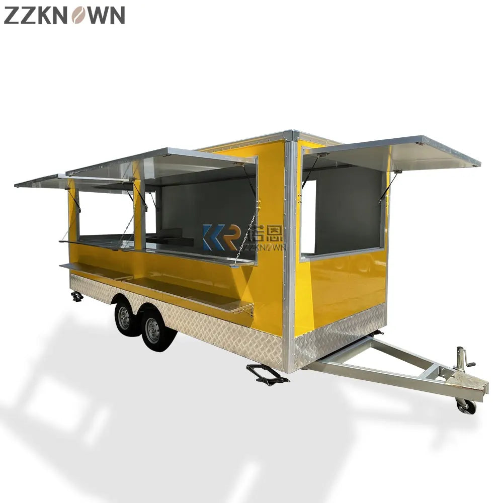 2023 Hot Selling Towable Food Trailer for Sale Factory Price China Food Carts Mobile Snack Ice Cream Fast Food Truck