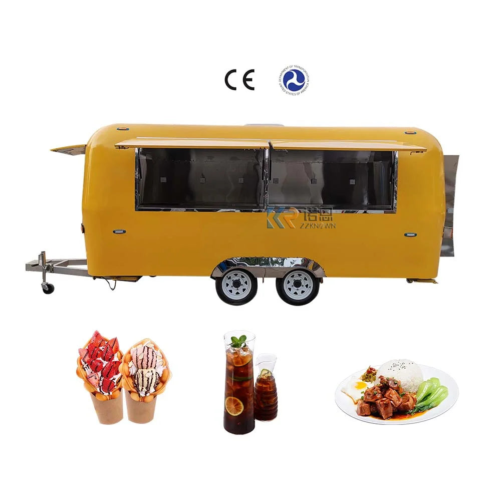 Fast Street Food Van Trailer For Sale Food Traveling Truck Mobile Food Vending Truck For Sale USA